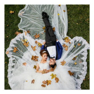 Custom Wedding Photo Poster