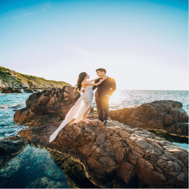 Custom Wedding Photo Sculpture (Front)