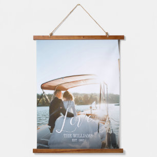 Custom Wedding Photo Wall Tapestry