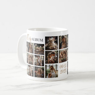 Custom Wedding Photos Custom Text Coffee Mug