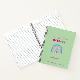 Custom Wedding Planner Book - Our Wedding Notebook