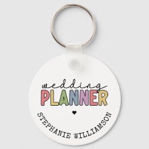 Custom Wedding Planner Event Planner Key Ring
