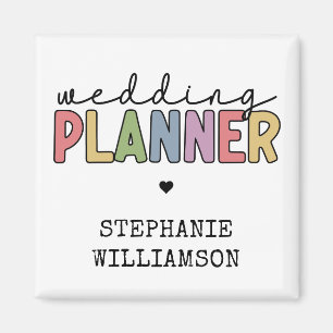 Custom Wedding Planner Event Planner Magnet