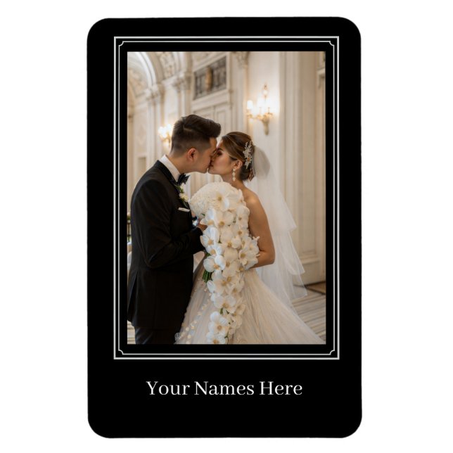 Custom Wedding Potrait  Magnet (Vertical)