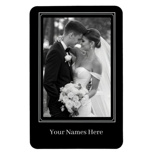 Custom Wedding Potrait  Magnet (Vertical)
