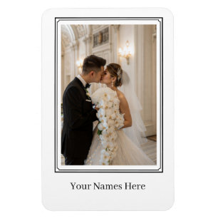 Custom Wedding Potrait Magnet