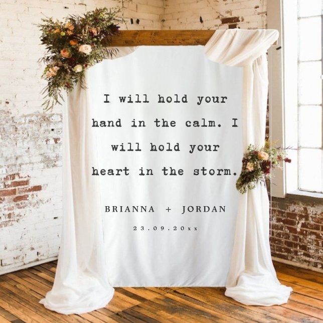 Custom Wedding Reception Love Quote Wedding  Tapestry (Custom Wedding Reception Love Quote Wedding Tapestry)