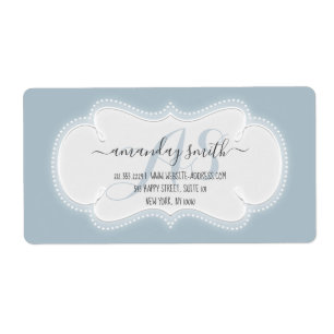 Custom Wedding RSVP Bridal Shower Smoky Blue