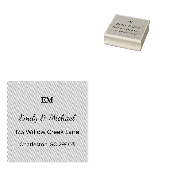 Custom Wedding Stamp | Romantic Mail Keepsake (Stamped)