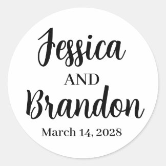 Custom Wedding Sticker WBL-01rdv1