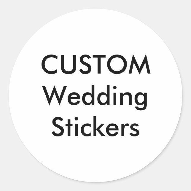 Custom Wedding Stickers 1.5" ROUND GLOSSY (20 pk.) (Front)