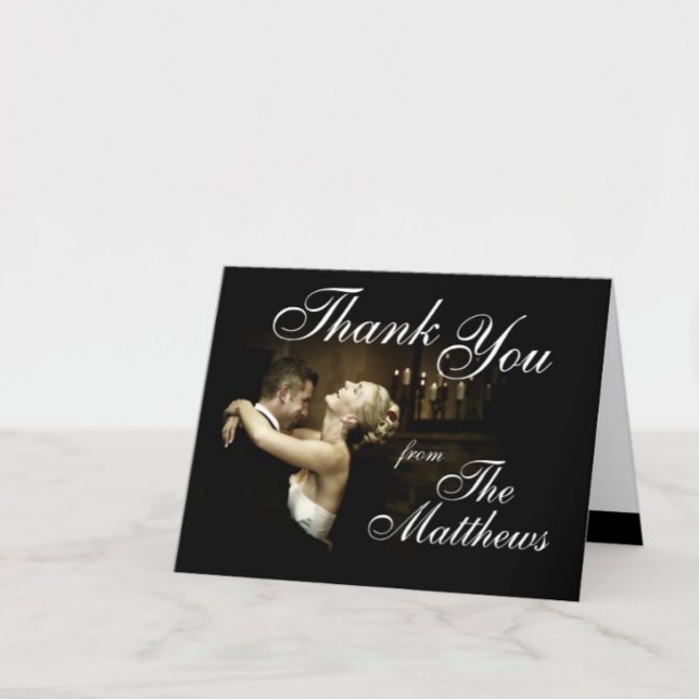 Custom Wedding Thank You Photo Card (Creator Uploaded)