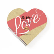 Custom Wedding Vow Books Rustic | HER VOWS Journal