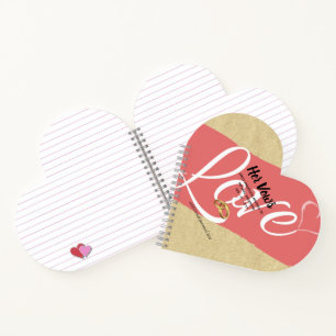 Custom Wedding Vow Books Rustic   HER VOWS Journal