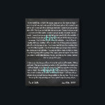 Custom Wedding Vows on Canvas<br><div class="desc">A constant reminder of the vows that you made on your special day. Customisable size, colour etc. A great wedding, anniversary or just because gift!</div>