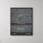 Custom Wedding Vows on Canvas<br><div class="desc">A constant reminder of the vows that you made on your special day. Customisable size,  colour etc. A great wedding,  anniversary or just because gift!</div>