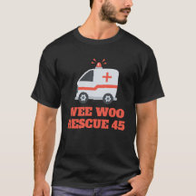 Custom Wee Woo Ambulance First Responder Humour T-