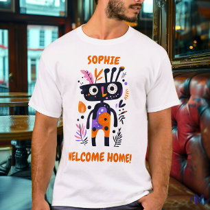 Custom Welcome Home Funny Graphic T-Shirt