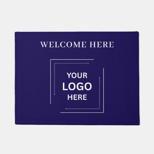 Custom Welcome Logo Store Entrance Doormat (Front)