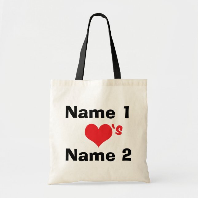 Custom We're In Love Tote Bag (Front)