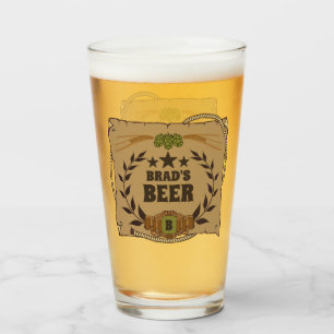 Custom Western Beer Glass
