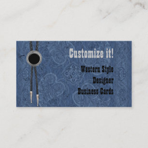 Custom Western Style Business Cards