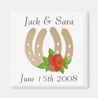 CUSTOM Western WEDDING MAGNETS