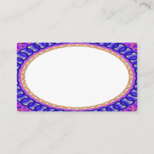 Custom White Centre B4 Business Cards