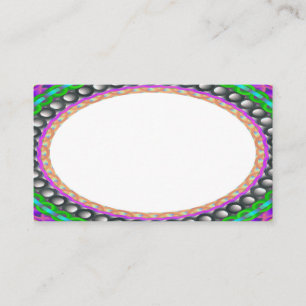 Custom White Centre B5 Business Cards