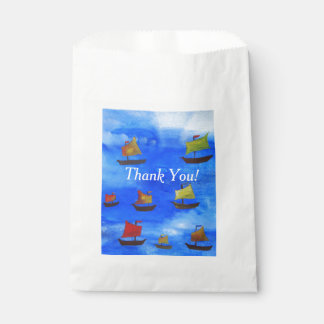 Custom White Favor Bag