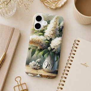 Custom White Sage Green Butterfly Bush Watercolor