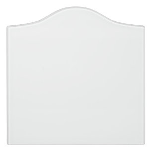 Custom white simple Design Add Photo or Text Door Sign