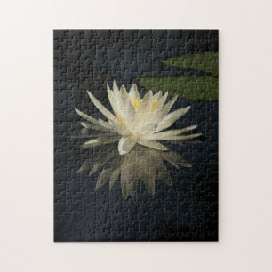 Custom White Water Lily Puzzle