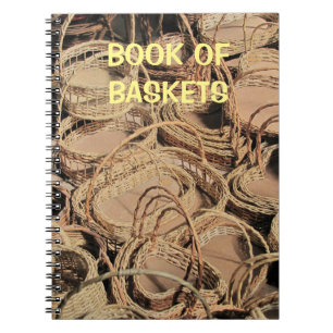 Custom Wicker Basket Gifts Notebook