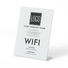 Custom WiFi Pedestal Sign – Business Logo