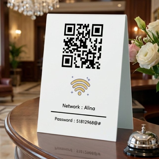 Custom Wifi QR Code | Network Password Modern (Creator Uploaded)