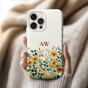Custom Wildflower Case Gift for Mum or Bridesmaid