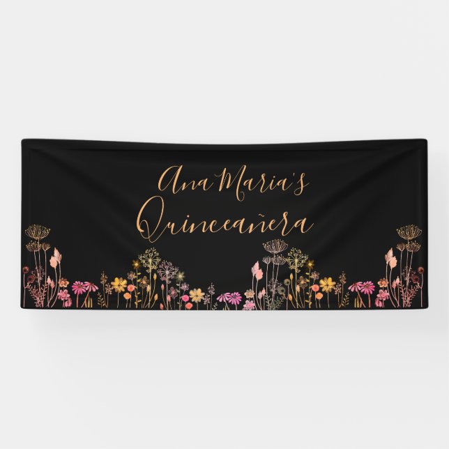 Custom Wildflowers Banner (Horizontal)