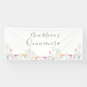 Custom Wildflowers Banner