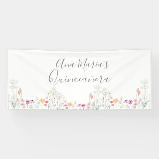 Custom Wildflowers Banner
