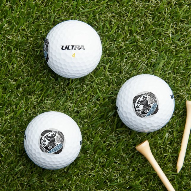 Custom Wilson Ultra Distance Golf Ball SAMURAI (Insitu Grass)