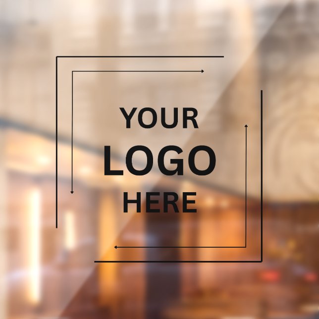 Custom Window Cling | Upload Your Business Logo  (Sheet 2)