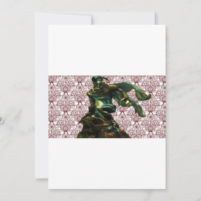 Custom Wine Bottle Label (3.5" x 4") Invitation (Front)