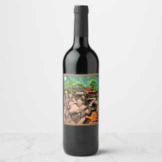 Custom Wine Bottle Label (8.9 cm x 10.2 cm)