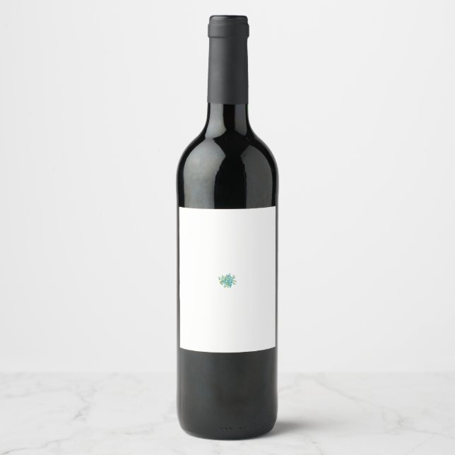 Custom Wine Label Wedding Gift | Elegant (Front)