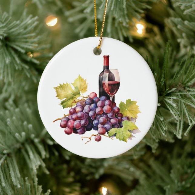 Custom Wine Tour  Ceramic Tree Decoration (Tree)