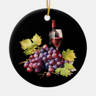 Custom Wine Tour Ceramic Tree Decoration