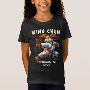 Custom Wing Chun Martial Arts Location Date Name T-Shirt