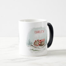 Custom Winter Bear Mug – Sleeping Animal Design