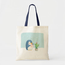 [Custom] Winter Penguin Gardener Planting Cactus